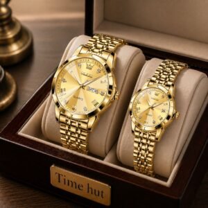Olevs Golden Couple Watch